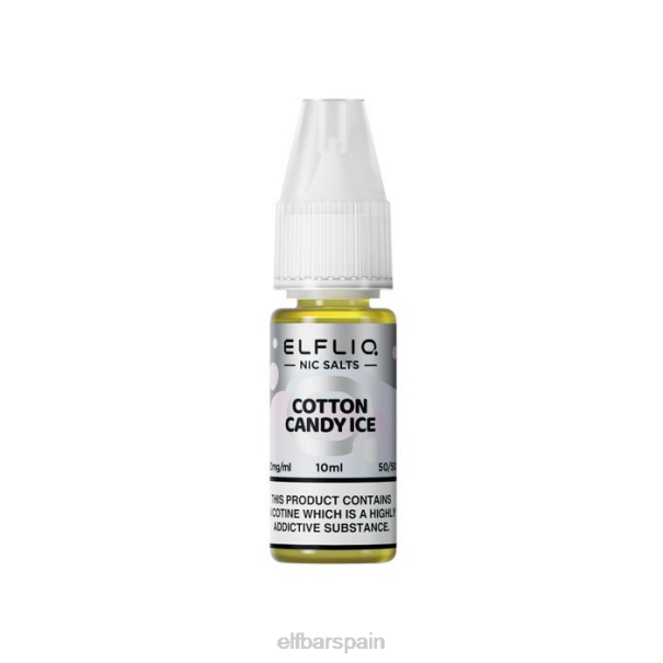 elfbar elfliq algodón de azúcar hielo sales nic - 10ml-10 mg/ml 8LFB213