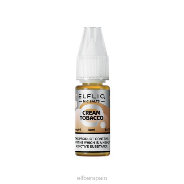 elfbar elfliq crema tabaco sales nic -10ml-10 mg/ml 8LFB211