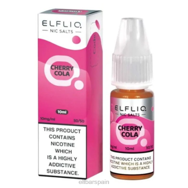 elfbar elfliq sales nic - cola de cereza - 10ml-10 mg/ml 8LFB196