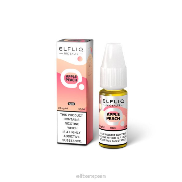 elfbar elfliq sales nic de manzana y melocotón - 20ml-20 mg/ml 8LFB220