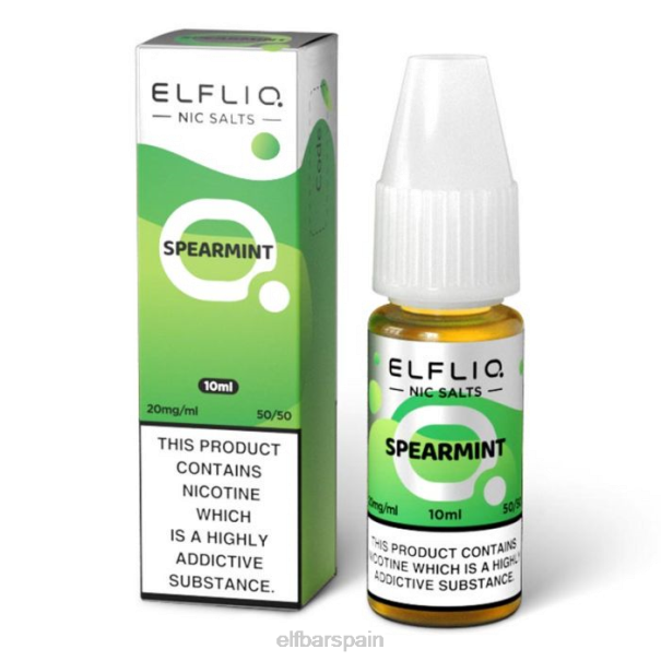 elfbar elfliq sales nic de menta verde - 10ml-5mg 8LFB206