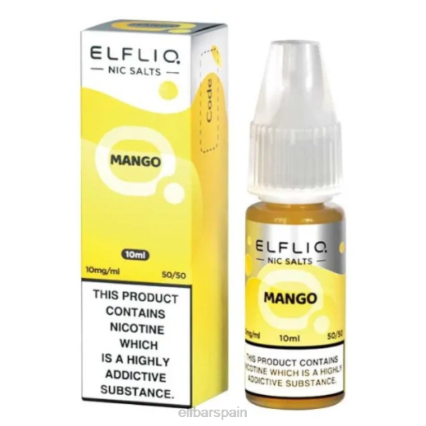elfbar elfliq sales nic - mango - 10ml-10 mg/ml 8LFB188