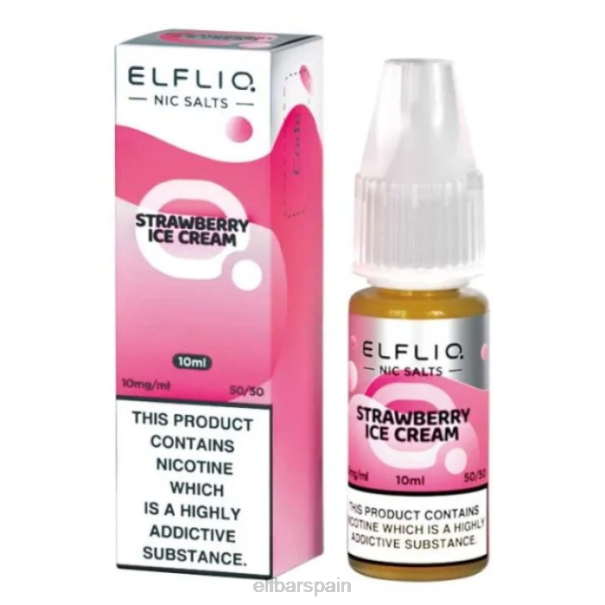 elfbar elfliq sales nic - nieve de fresa - 10ml-10 mg/ml 8LFB182