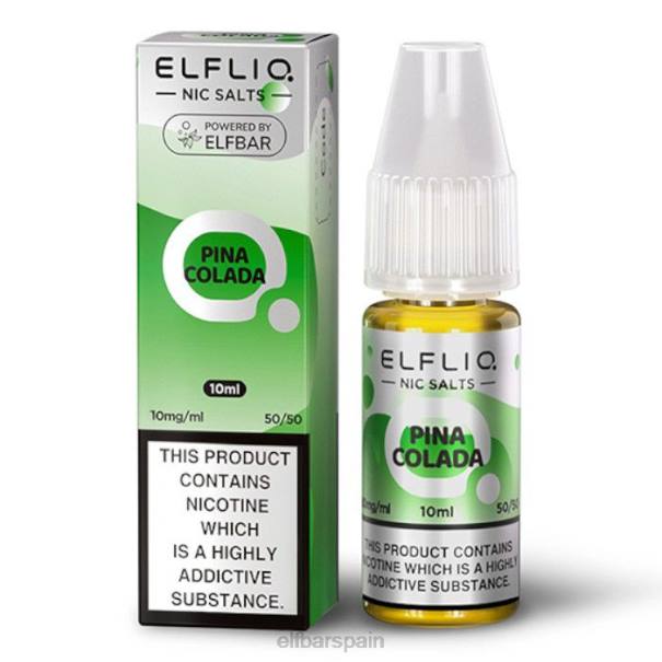 elfbar elfliq sales nic - piña colada - 10ml-10 mg/ml 8LFB175