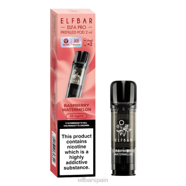 elfbar elfa pro cápsulas precargadas - 20 mg - paquete de 2 8LFB100tabaco de nieve