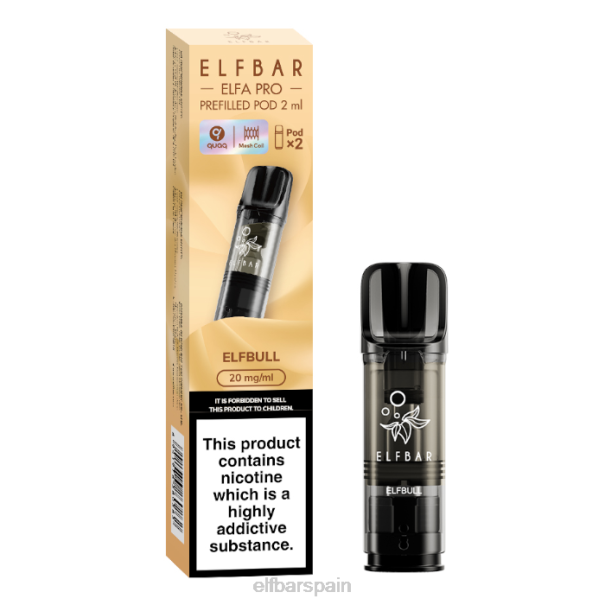 elfbar elfa pro cápsulas precargadas - 20 mg - paquete de 2 8LFB101elfo turbo