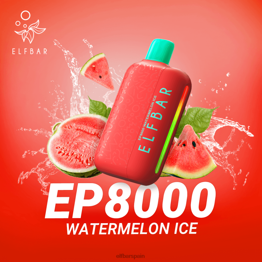 vape desechable nuevos soplos ep8000 VD2T662 ELFBAR hielo de sandia